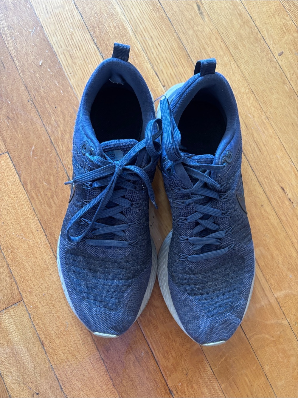Nike Men's Blue Knit Running Shoes